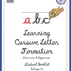 Letter Formation Levels 1-4 Small Booklet 5 in x 9 in Letter Formation Levels 1-4 Small Booklet 5 in x 9 in