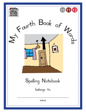 My Fourth Book of Words 4, Student Book, Levels 10 - 12