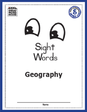 Sight Words, Geography, Levels 1-12