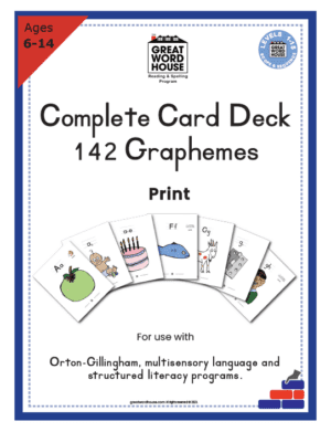 Complete Card Deck 142 Graphemes - Print